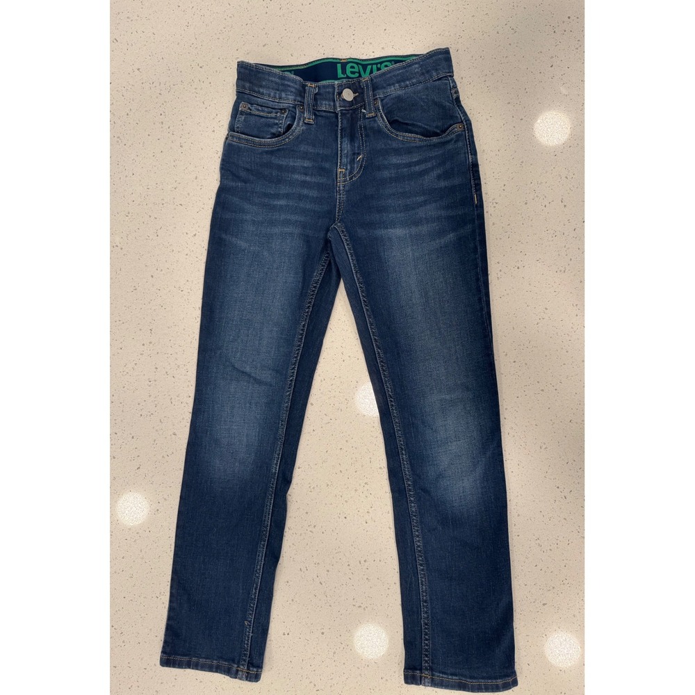 Levi's 511 Slim Fit Jeans Kids 10 Reg Dark Blue Excellent Casual Adjustable